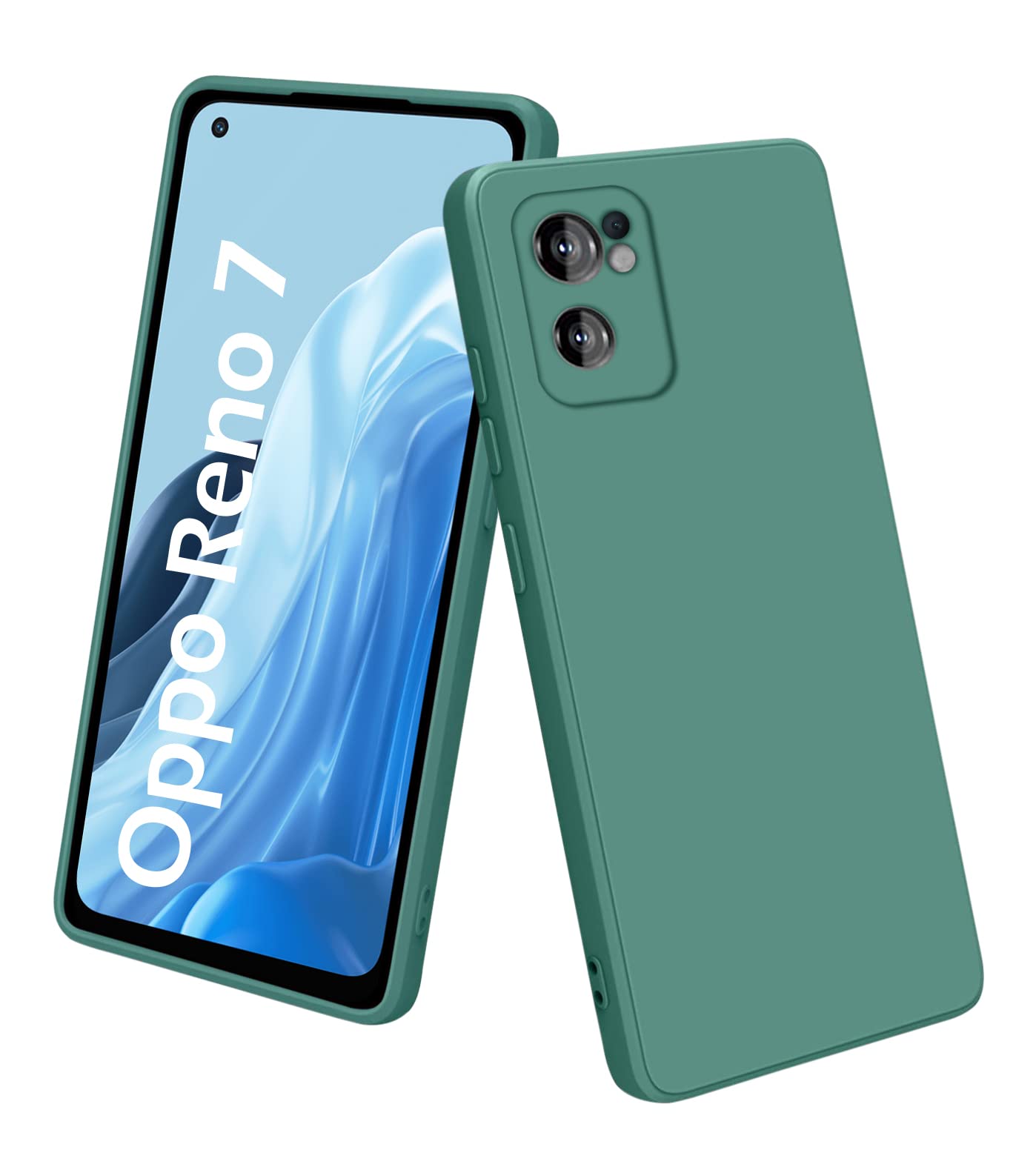 TRUEUPGRADE Liquid Silicone Oppo Reno 7 5G Back Cover Case| Microfiber Inside | 360 Degree Protection Back Cover Case for Oppo Reno 7 5G - Blue (B09ZF8PWKB) Amazon Price History, Amazon Price Tracker