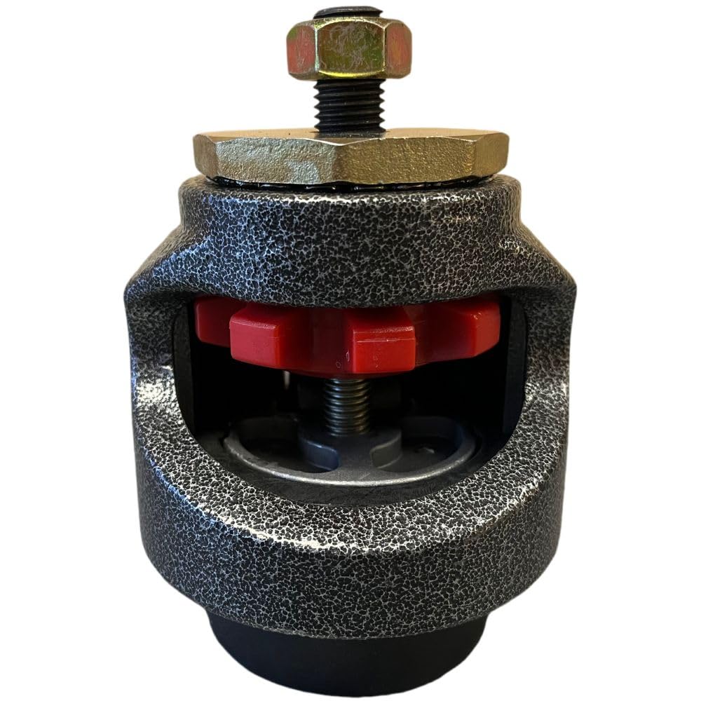 S-Type Leveling Caster Nylon Wheels 100S Hexagon Top Plate with Bolt & Nut Included