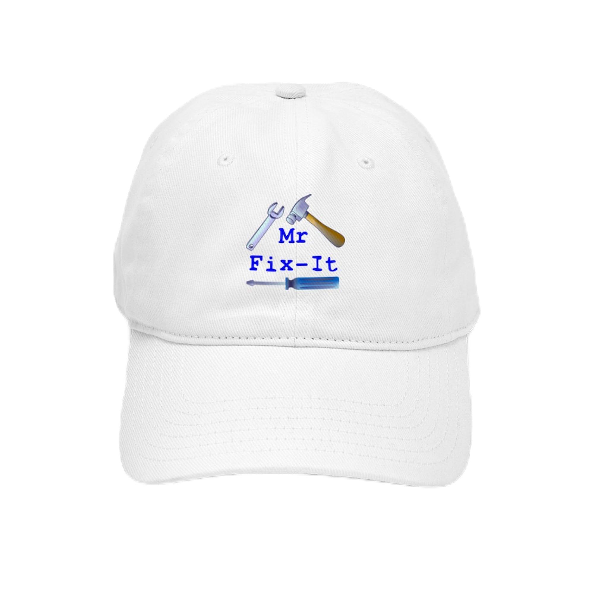CafePress Mr Fix It Cap Unique Adjustable Baseball Hat White
