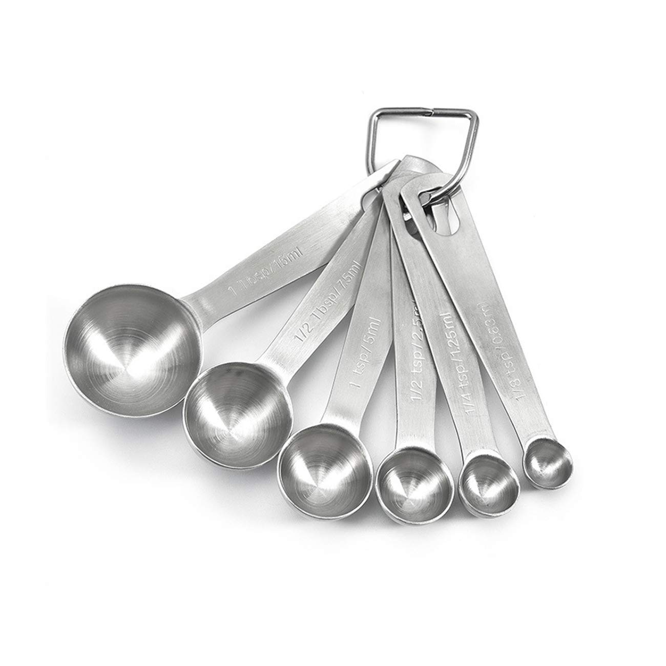 Amazon | WEIJ 計量スプーン: ステンレススチール計量スプーン6本