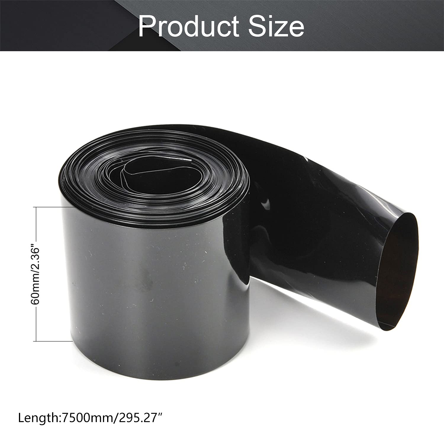 Gaine Thermorétractable 7 Mm 2:1 – 5 Mètres Noir – Isolation Électrique & Protection Câbles Haute Qualité