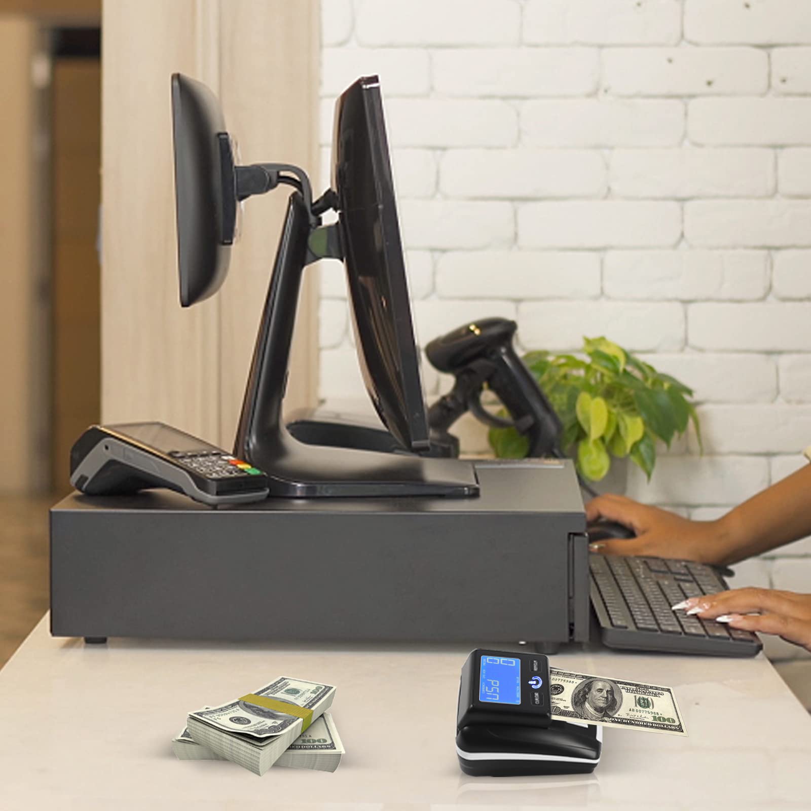 Jubula FD-50 Banknote Checker & Money Counting Machine, 2-in-1