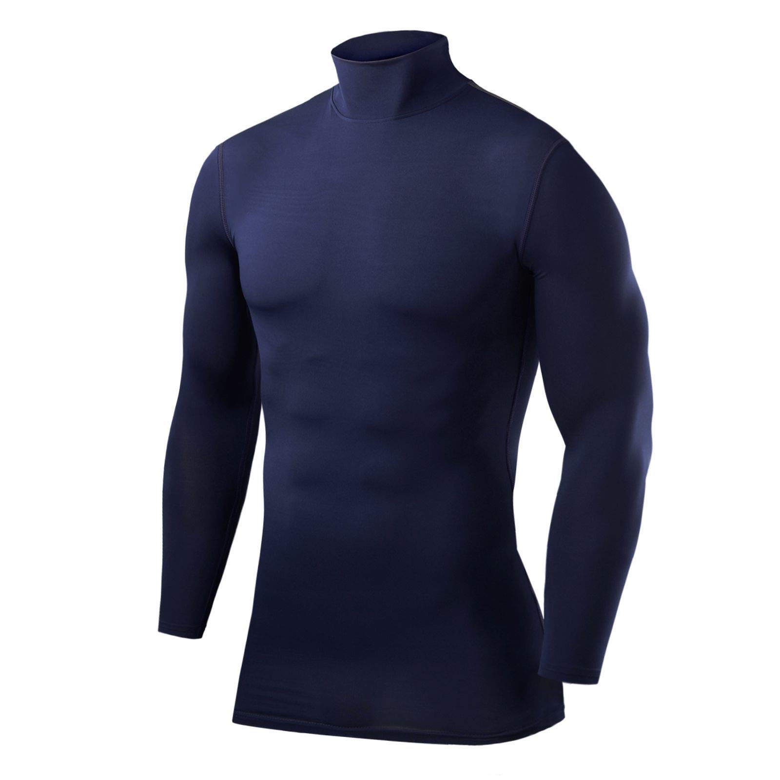 PowerLayer Maglia Termica Uomo a Manica Lunga - Maglia Compressione Uomo per Calcio e Sport - Strato Base a Maniche Lunghe - per Allenamento Corsa e Ciclismo