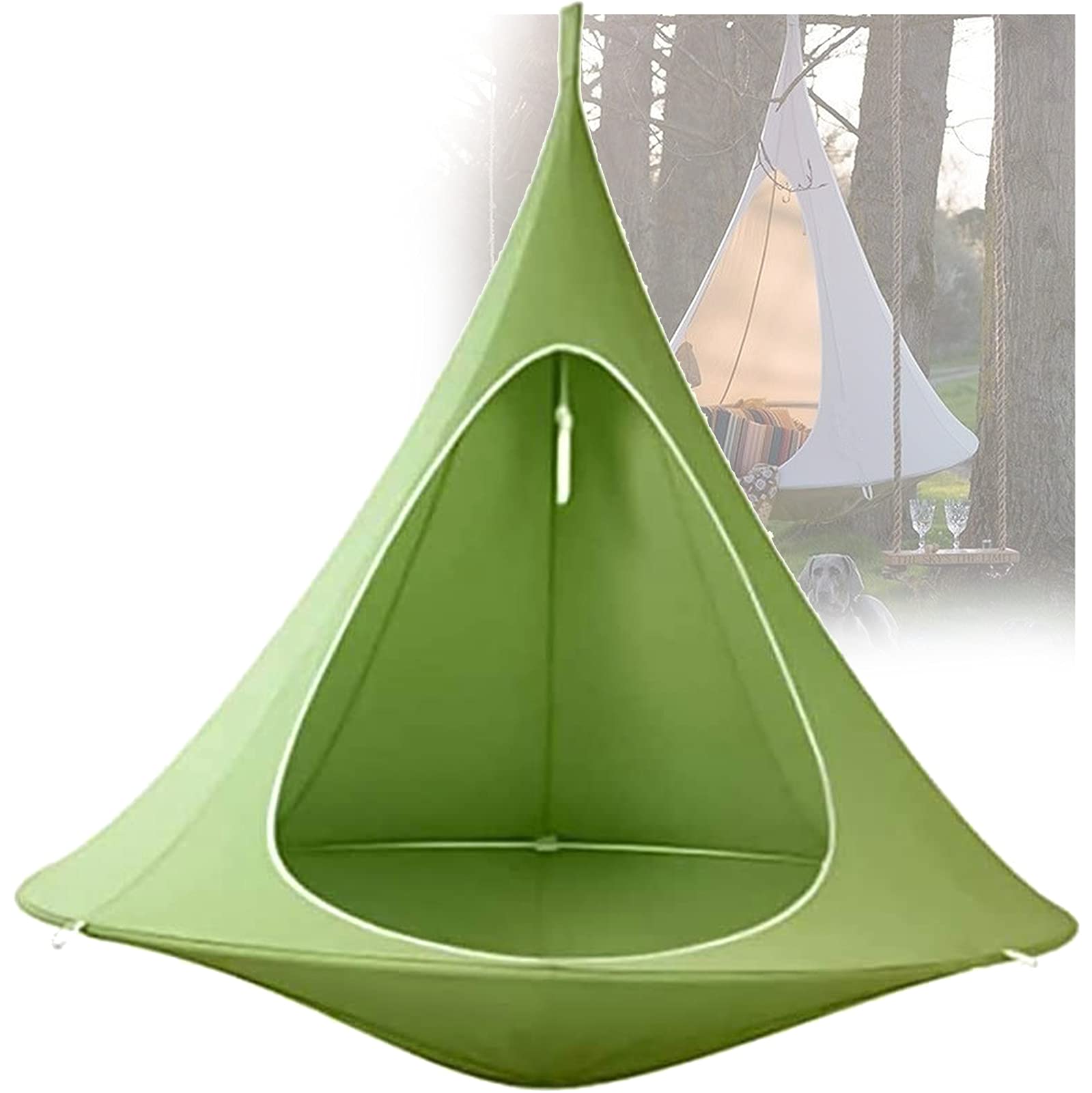 YRRA Hammock Chair Portable Hanging Tree Tent Swing Chair Nook Kids Nest Hanging Seat Hammock for In