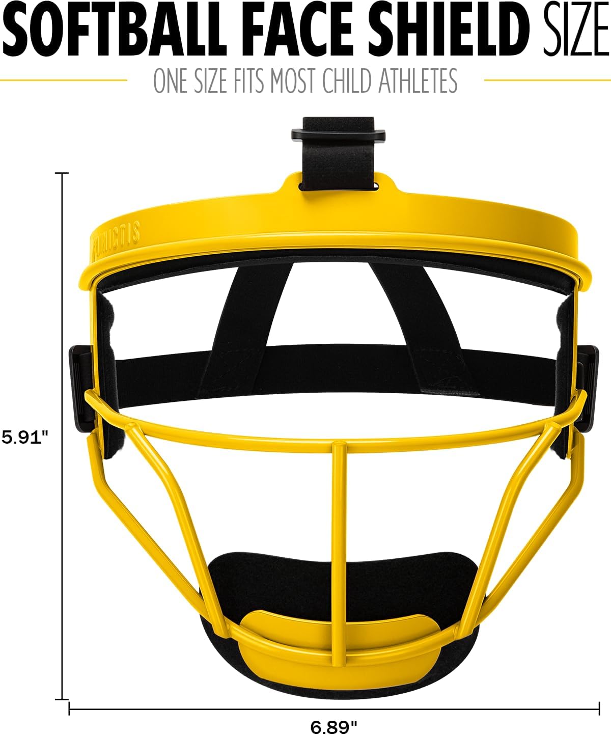 Dinictis Softball Face Mask, Lightweight, Comfortable, with Wide Field Vision, Durable and Safe Face Guards, Premium Protective Softball Fielder's Mask - Image 7