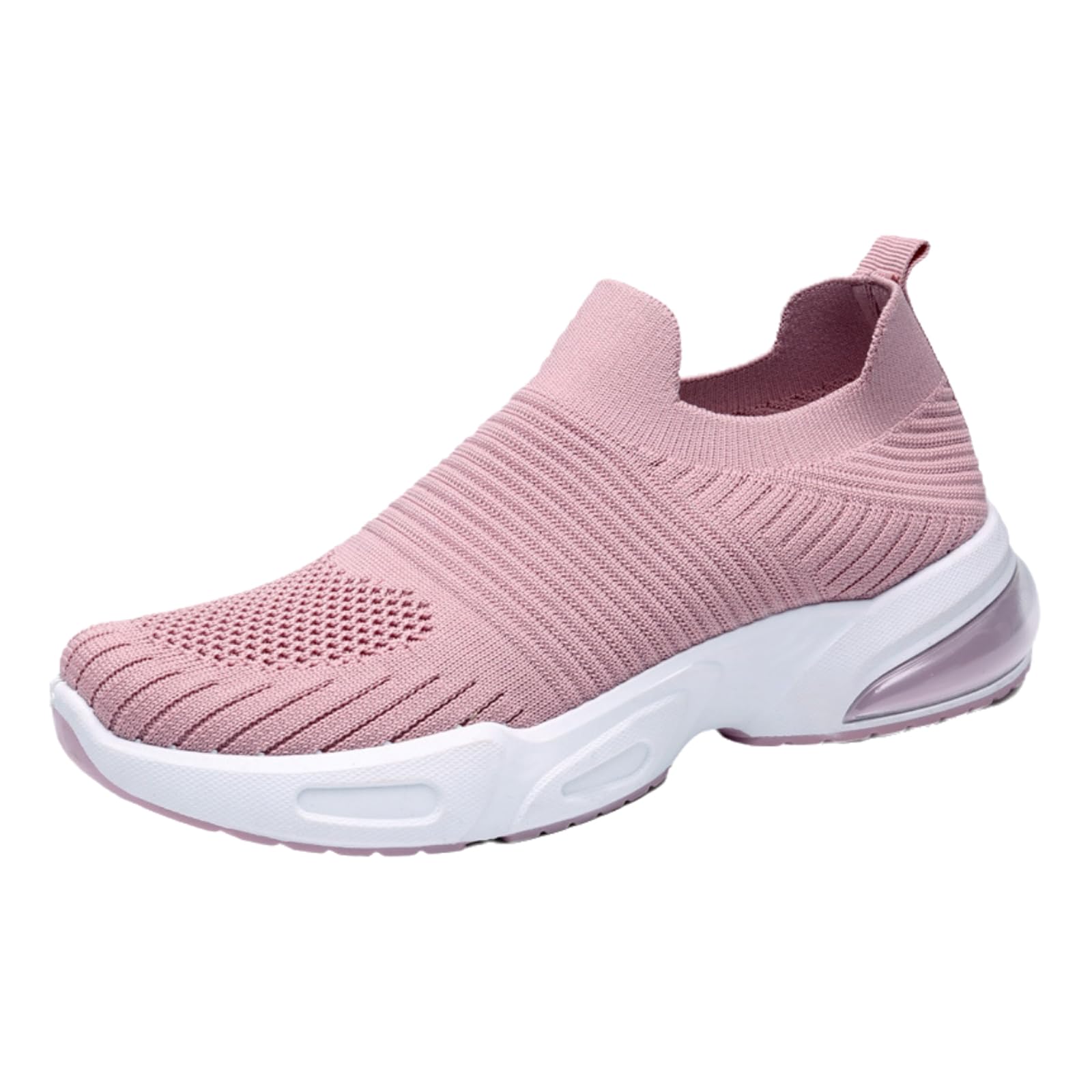 Zapatillas sin cordones de mujer y zapatos casuales ligeros de malla