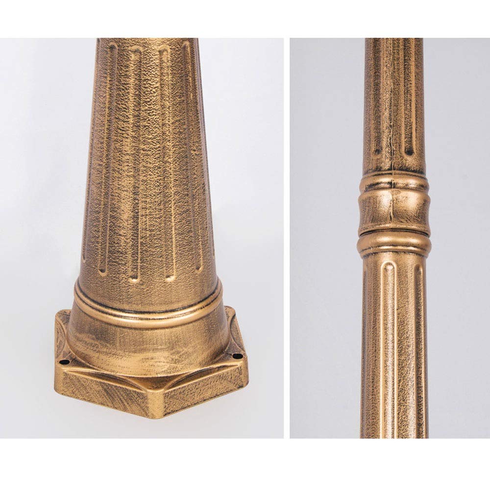 Produttori creativi europei di lampade da giardino Custom Outdoor Community Park High Pole Road Light Impermeabile Villa Doppia testa Luci paesaggistiche, Luci da palo per esterni Illuminazione paes