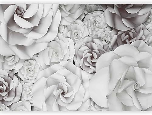 artgeist Mural de pared prémium con diseño de flores, rosas, 138 x 101 pulgadas, tamaño XXL, no tejido, decoración de pared, impresión fotográfica,
