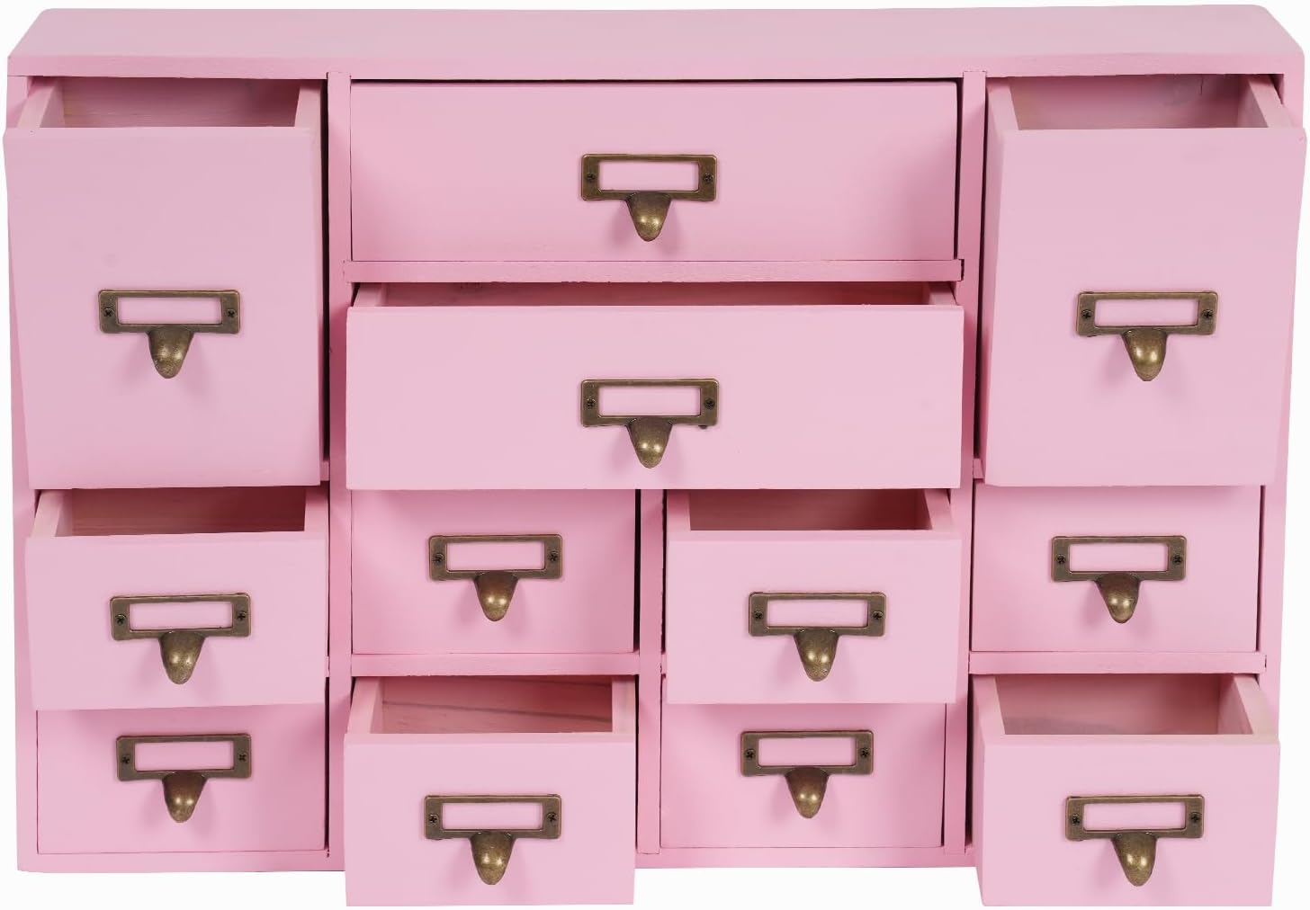 12 Drawers Apothecary Library Card Catalog