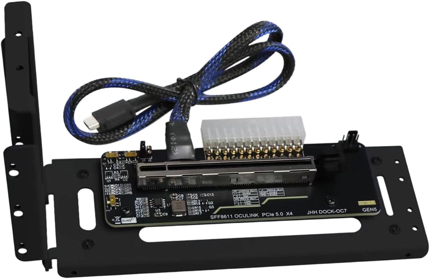 PCIE 5.0 GPU External Graphics Card Dock Laptop Docking Station 8611 Low Latency Connection GPU Dock for Gaming Handhelds