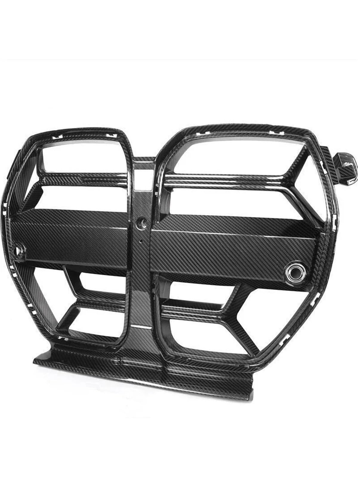 Dry Carbon Fiber Front Bumper Grille CSL Or V ST Style Racing Grill Fit For 2021 UP BMW G80M3 G82M4 G83 car grille(CSL Style No Acc)