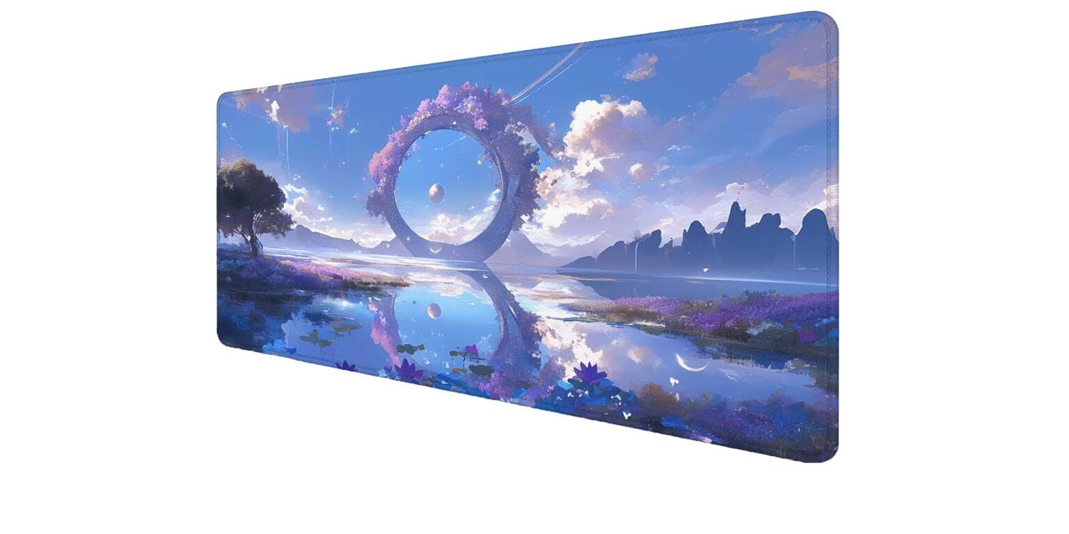 Tapis de souris gaming XXL grand format imperméable antidérapant pour PC de bureau - 8