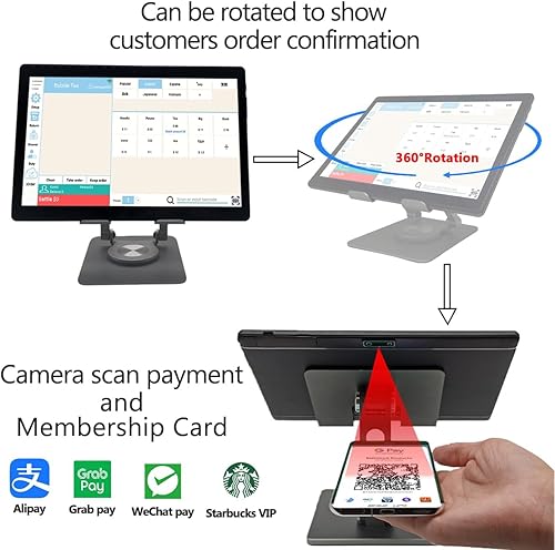 Miniatura 4 de MRBOSS Mobile Tablet POS Caja registradora 2 "impresora de recibos aplicación de software para pequeñas empresas restaurante minorista conveniencia