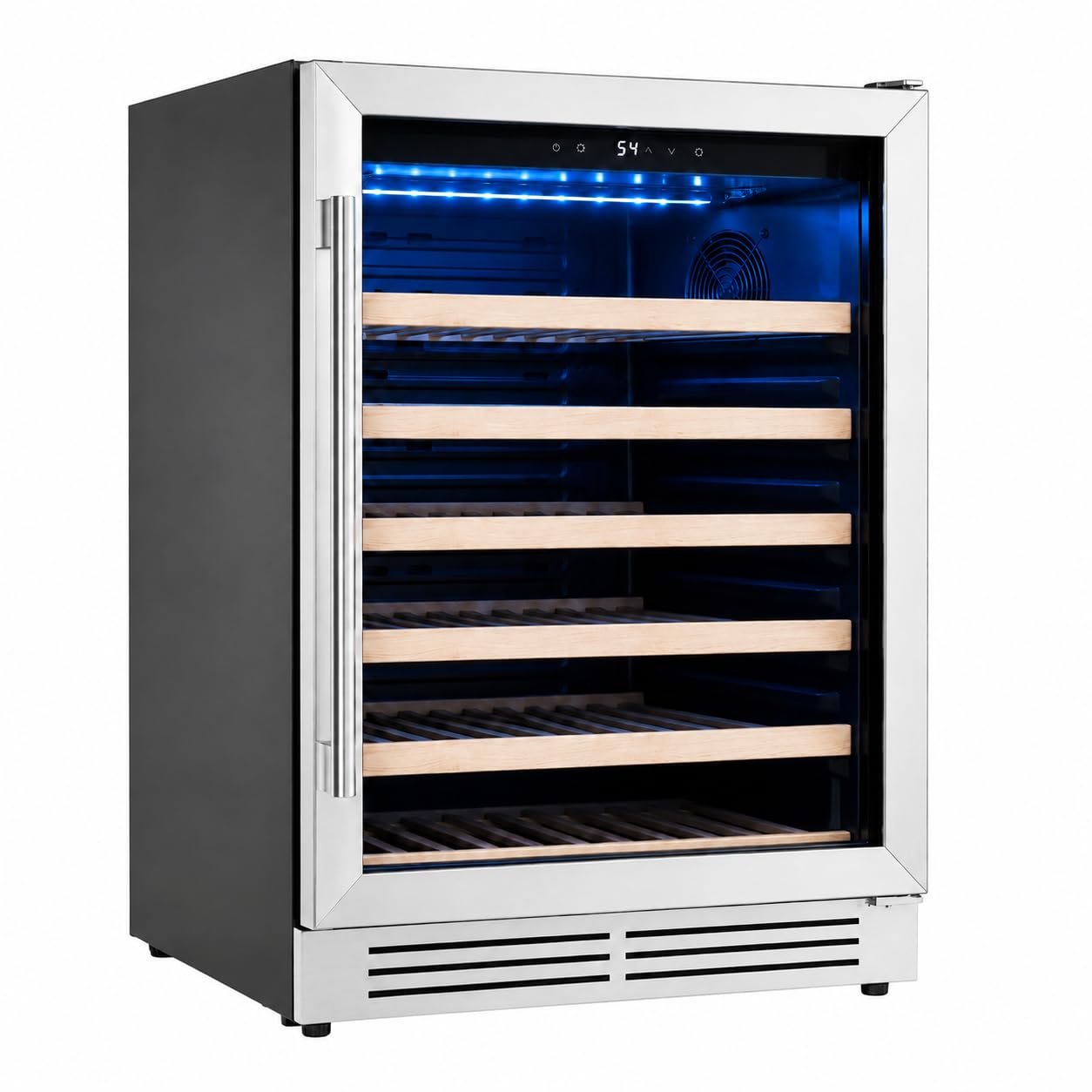 Garvee 52-Bottle Wine Fridge, 24-Inch Built-In Single-Zone Cooler