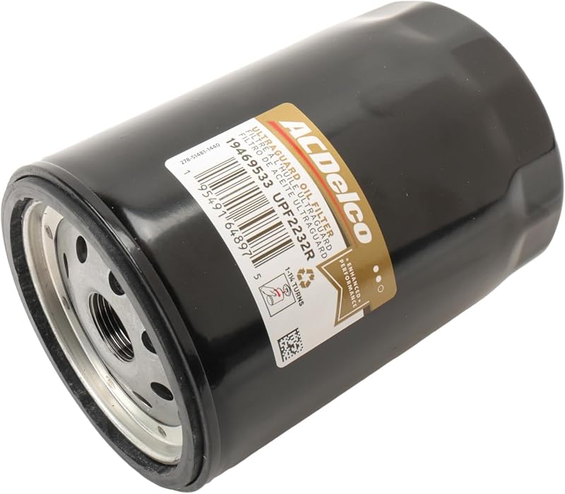 Filtro de óleo do motor ACDelco Gold UPF2232R (19469533) – 1 unidade