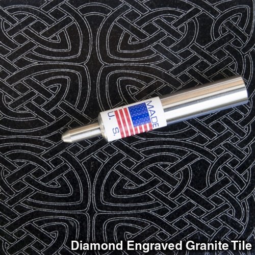 Diamond Drag Engraving Bit for CNC Machines (1/2 inch Shank Diameter)