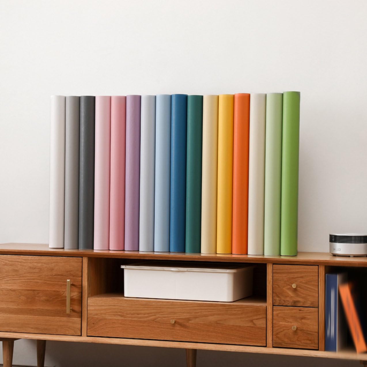 Amazon.co.jp: QQZSG 壁紙 のり付き ピンク スモーキーピンク