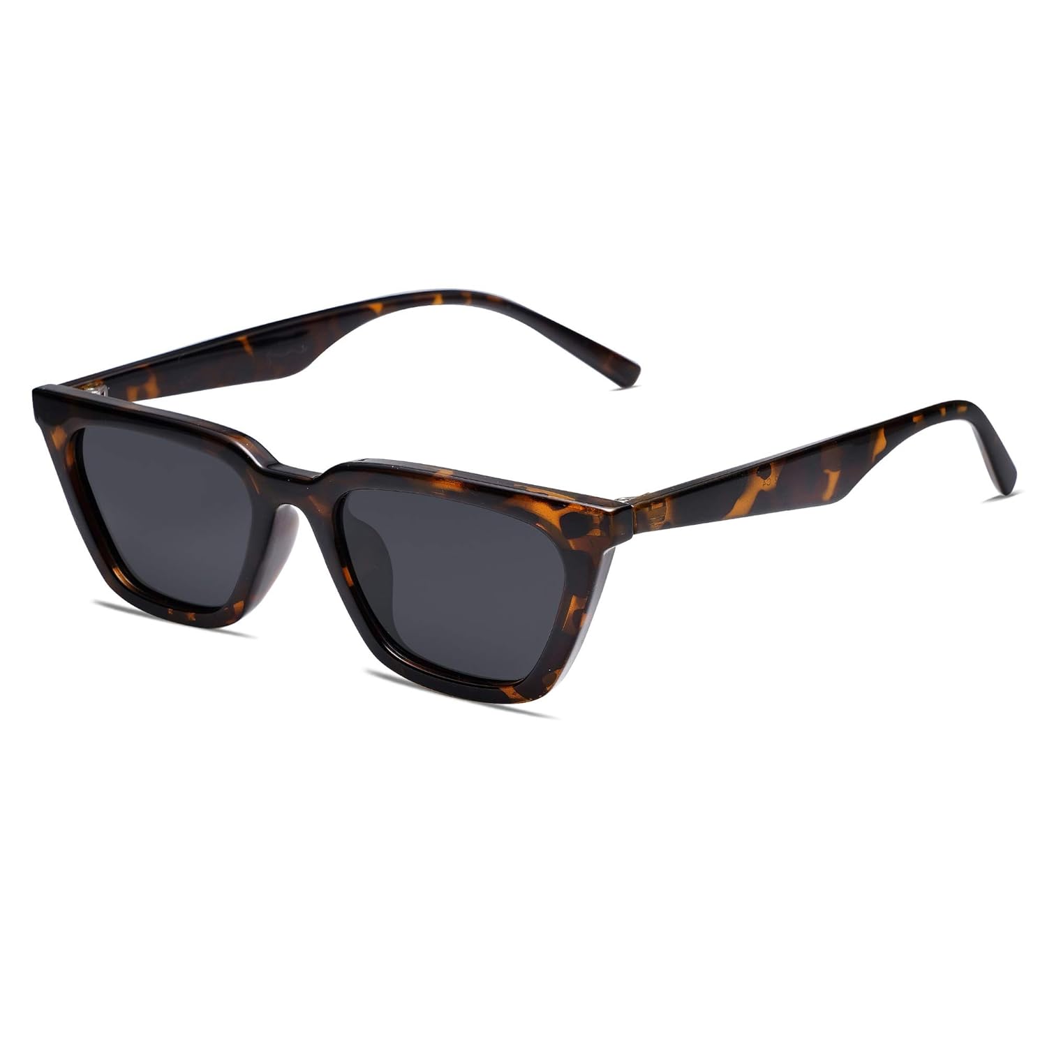 SOJOS Polarized Narrow Square Cateye Sunglasses for Women Retro Trendy Driving Glasses SJ2169