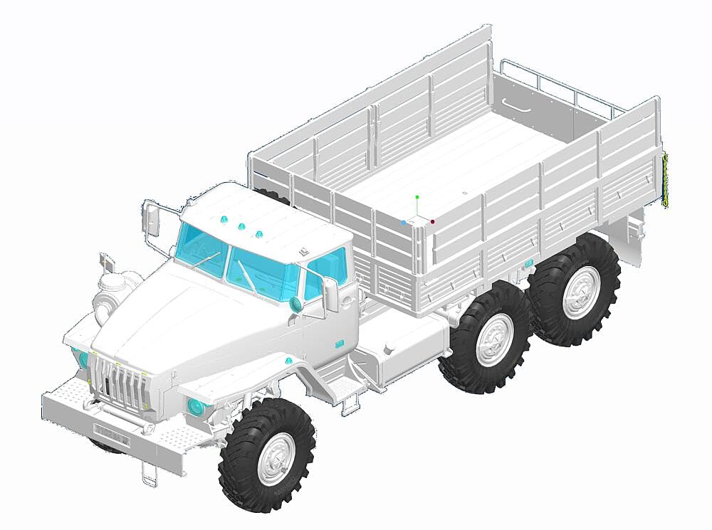 Trumpeter 01072 1:35th scale Russian Ural 4320