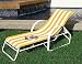 Chaise Lounge Towel Striped Yellow/white. Special Offer Towels 2 X $30.00
