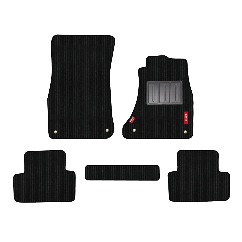 Elegant Cord Black Custom Fit Car Mat Compatible with Audi A4