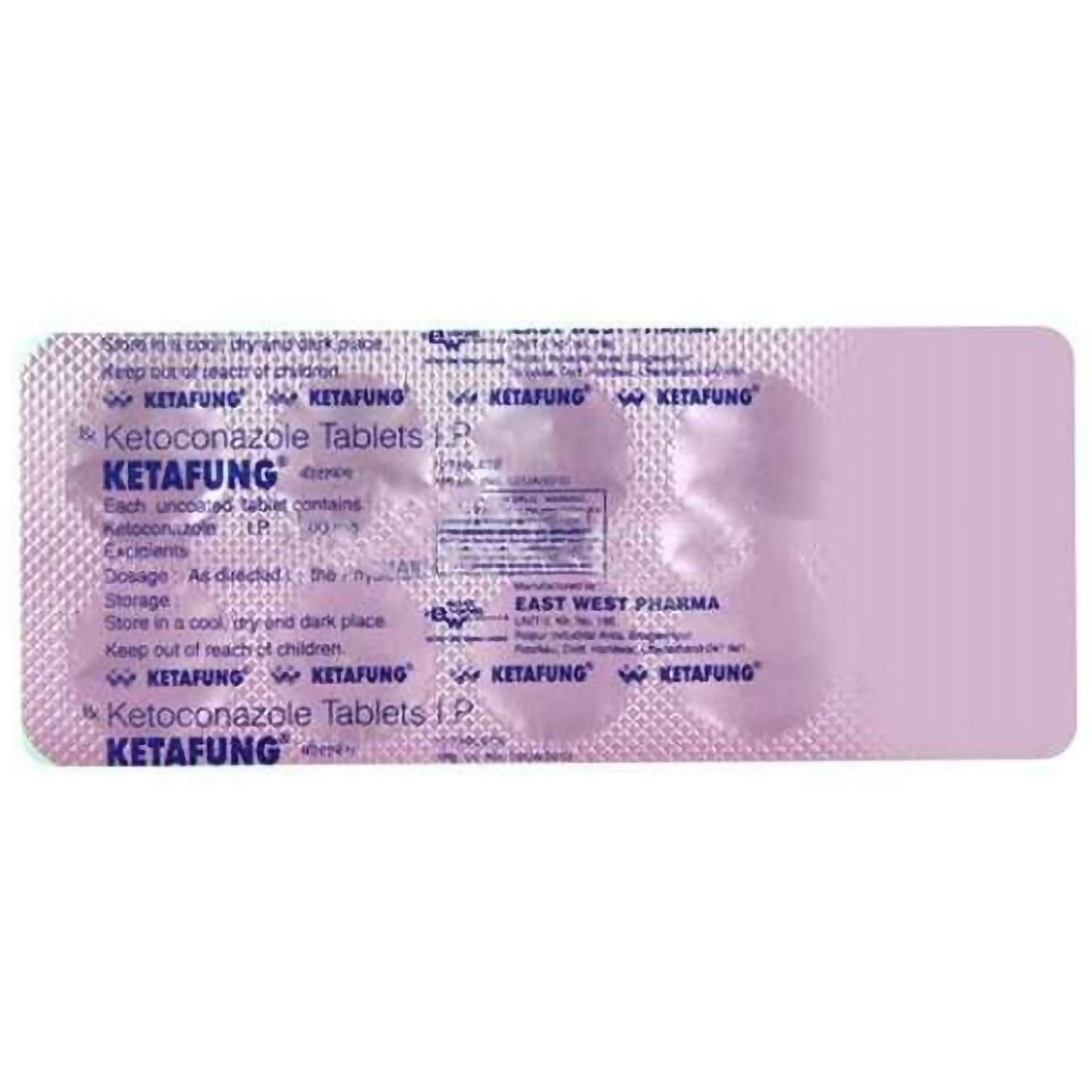Ketafung - Strip of 10 Tablets with Ketoconazole
