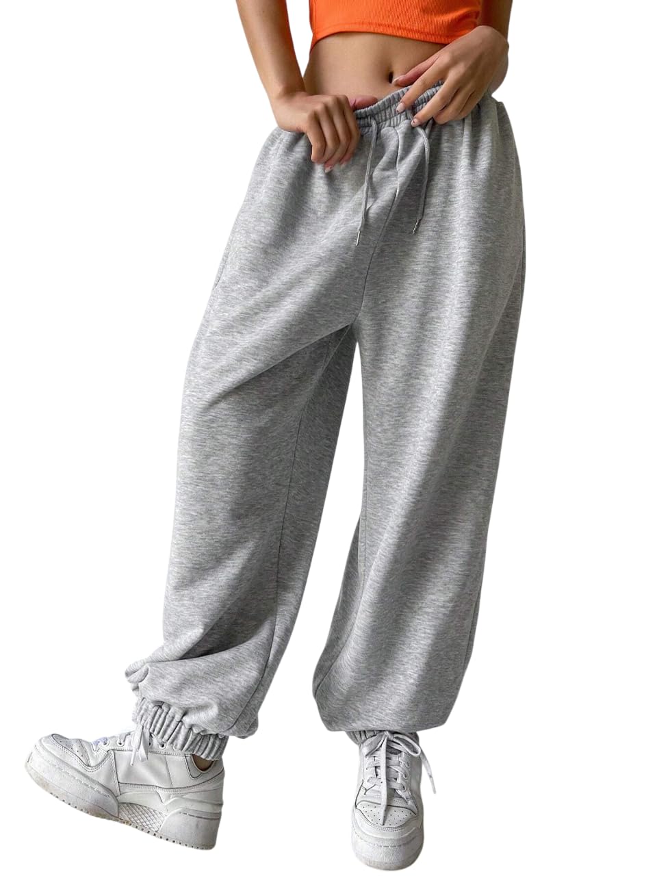 progeny AFT Torpedo Solid Cotton Blend Women Athleisure Track Pant Sweatpants-picture-40