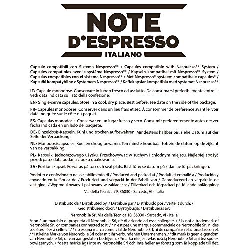 Note d'Espresso - Chocolate - Cápsulas compatibles con Cafeteras de Cápsulas NESPRESSO - 100 caps - Imagen 7