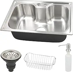 PREMINOX Cuba para Cozinha Aço Inox 304 Gourmet com Acessórios 60X42