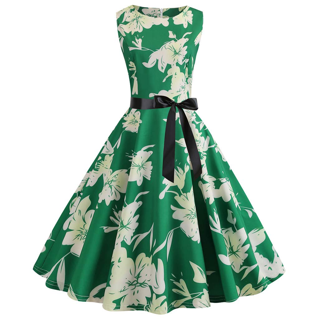 Retro Green Dress The Dress Shop
