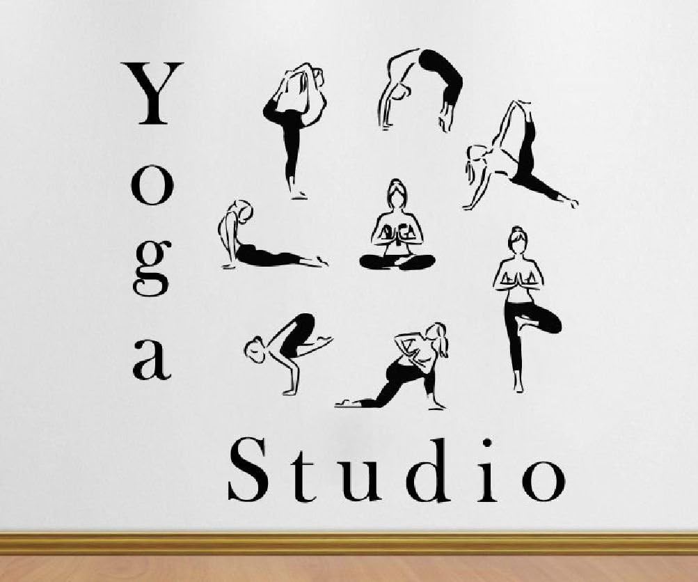Wall Decals Yoga Studio Yoga Meditation Decal Vinyl Sticker