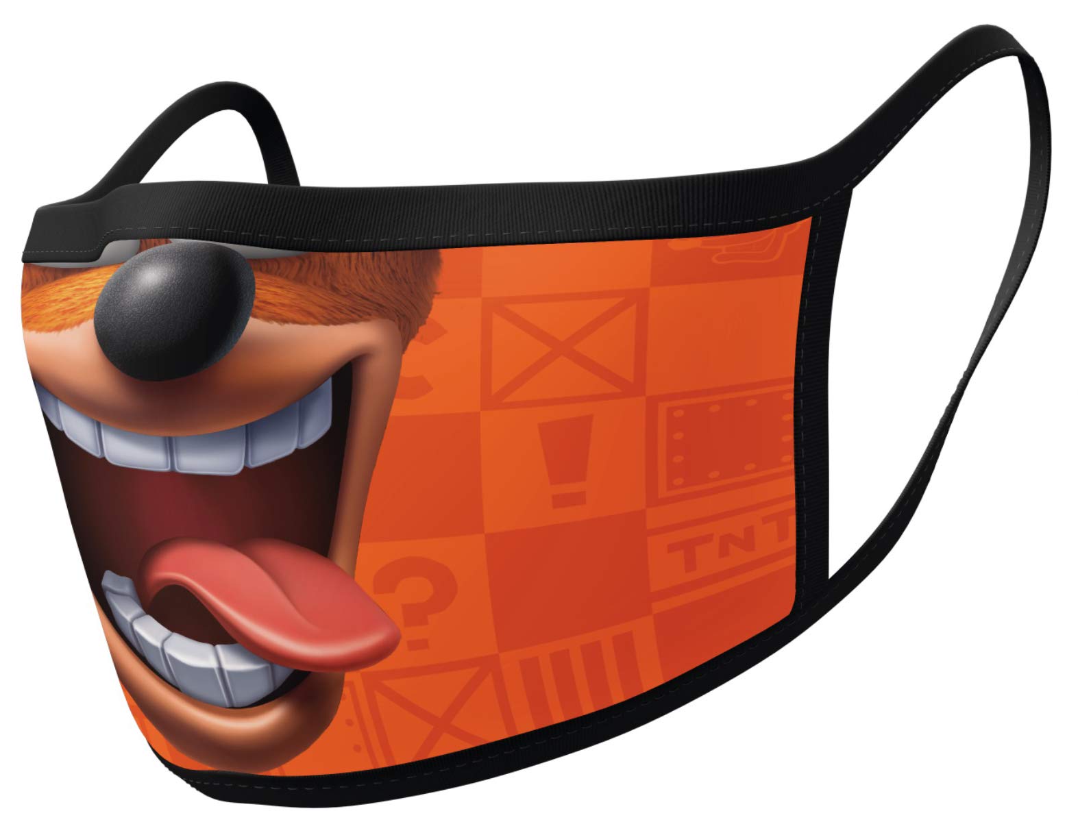 Pyramid International Crash Bandicoot (Mouth) Face Covering, multi-color