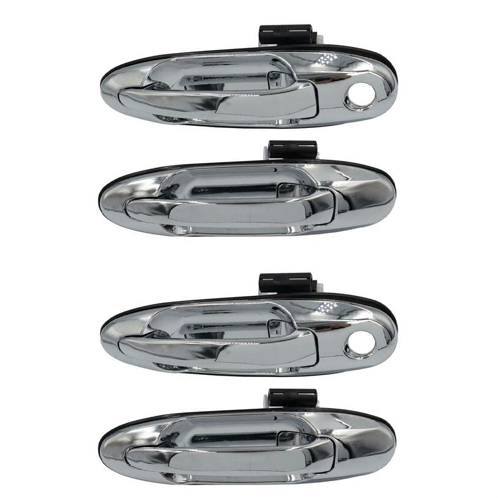 Hguvsjd Silver Car Exterior Door Handles For Land For Cruiser Lc100 For Lexus Lx470 98-07 Car Front Rear Left And Right Exterior Exterior Door Handles(Silver)