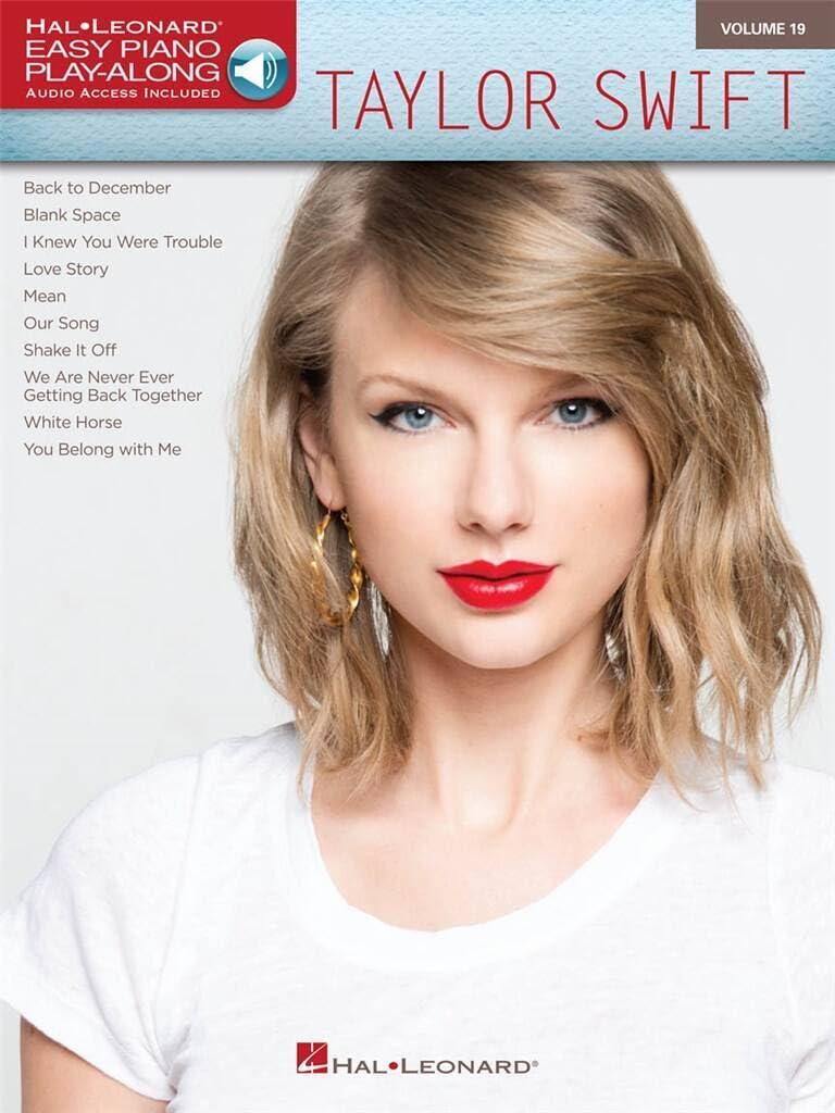 Taylor Swift - Easy Piano Play-Along Volume 19 (Bk/Online Audio) (Easy Piano Play-along, 19)