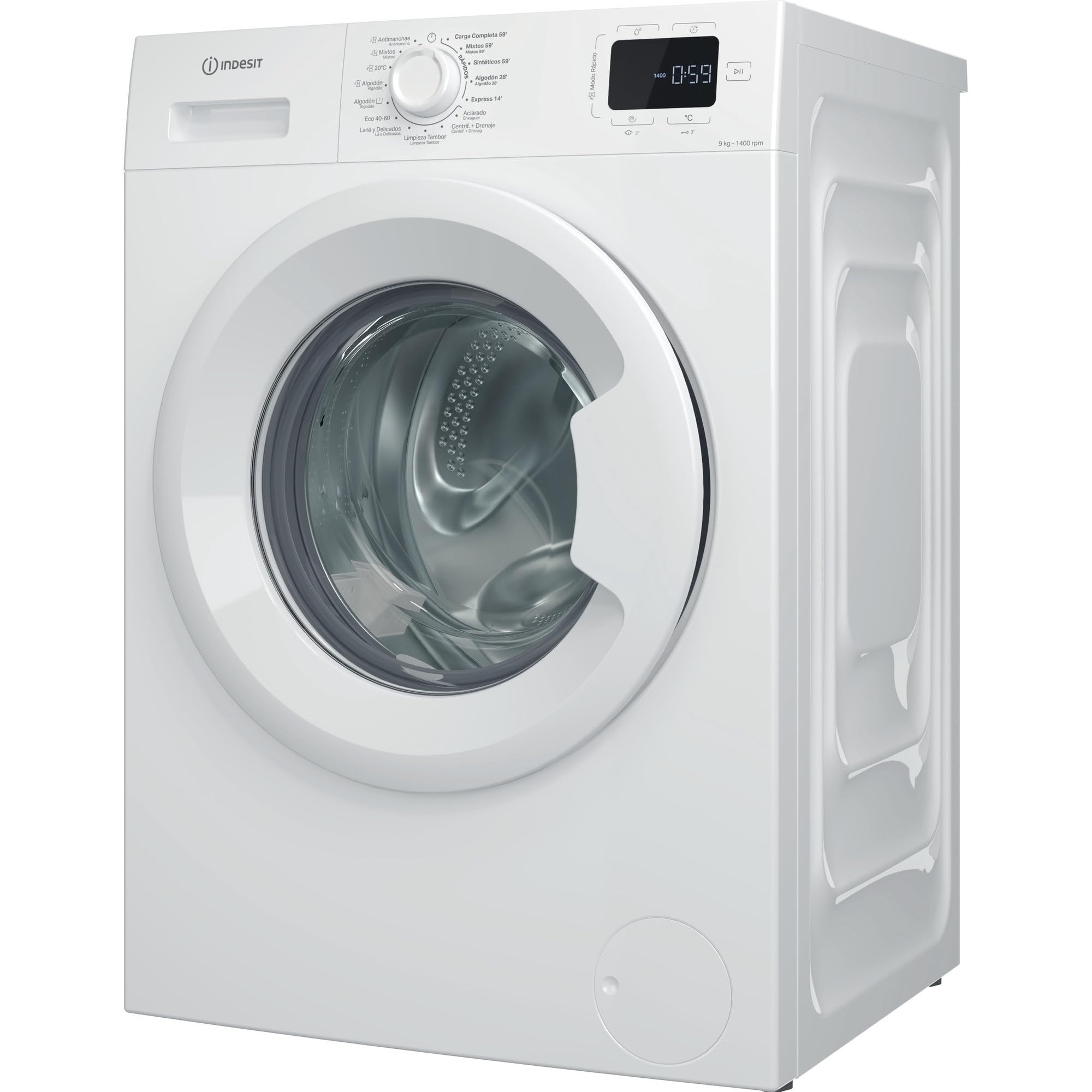 Indesit - Lavadora de libre instalación y Carga Frontal (9Kg) IM 964 MY TIME SPT