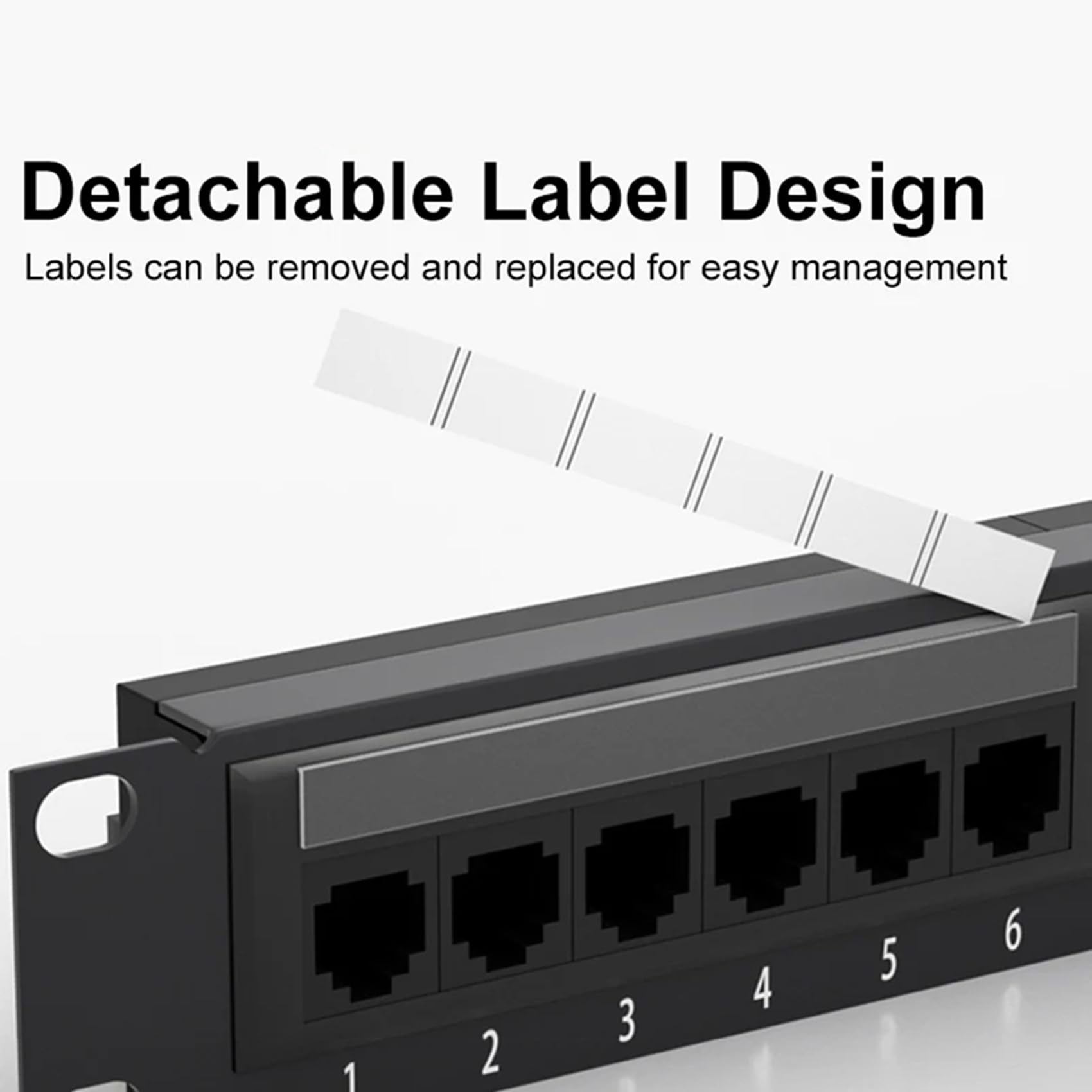 2X Panneau de Brassage CAT6 UTP RJ45 24 Ports 19 Pouces, Cadre de Câble 1U, Plaque Frontale, en Rack 50U Plaqué Or,
