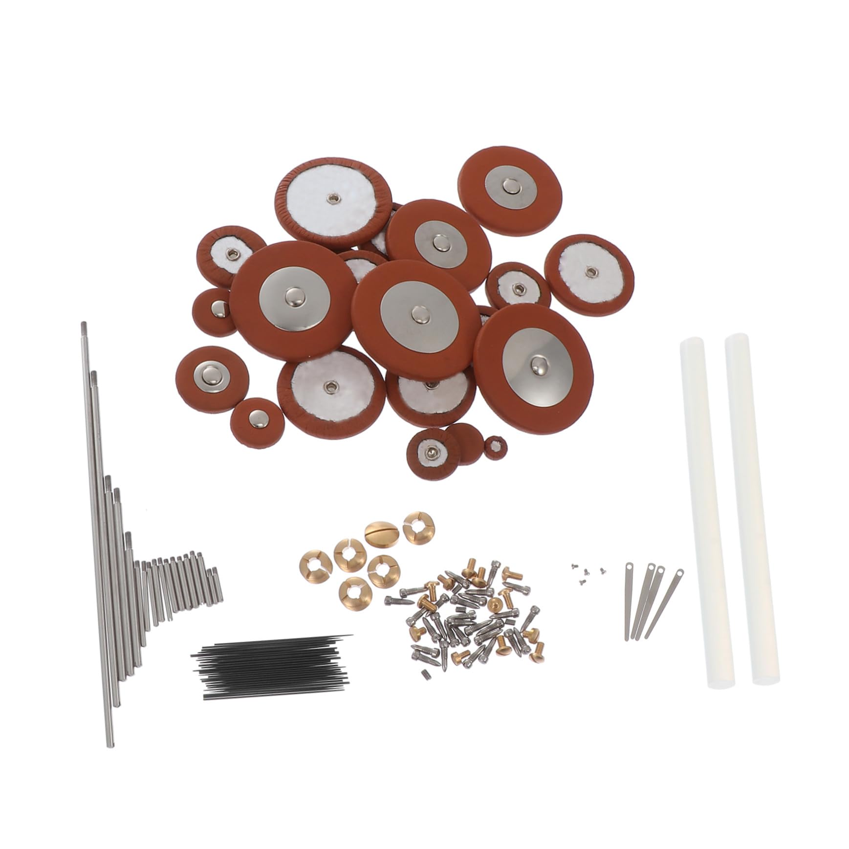 Kit de Herramientas de Reparación Mantenimiento y Sustitución de Piezas Dañadas para Saxofón Alto Color Aleatorio Tornillos Metálicos y Muelles para Músicos Profesionales