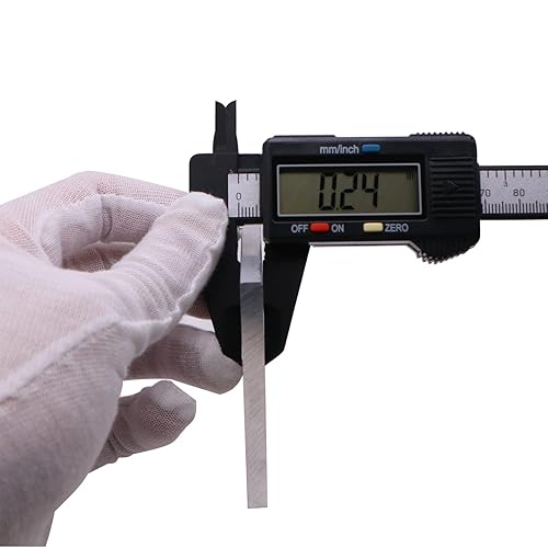 Miniatura 5 de 2 piezas de barra plana cuadrada de aluminio de 1/4 pulgadas (0.236 in) x 3 pulgadas (2.953 in), barra plana cuadrada de aluminio de 12 pulgadas de