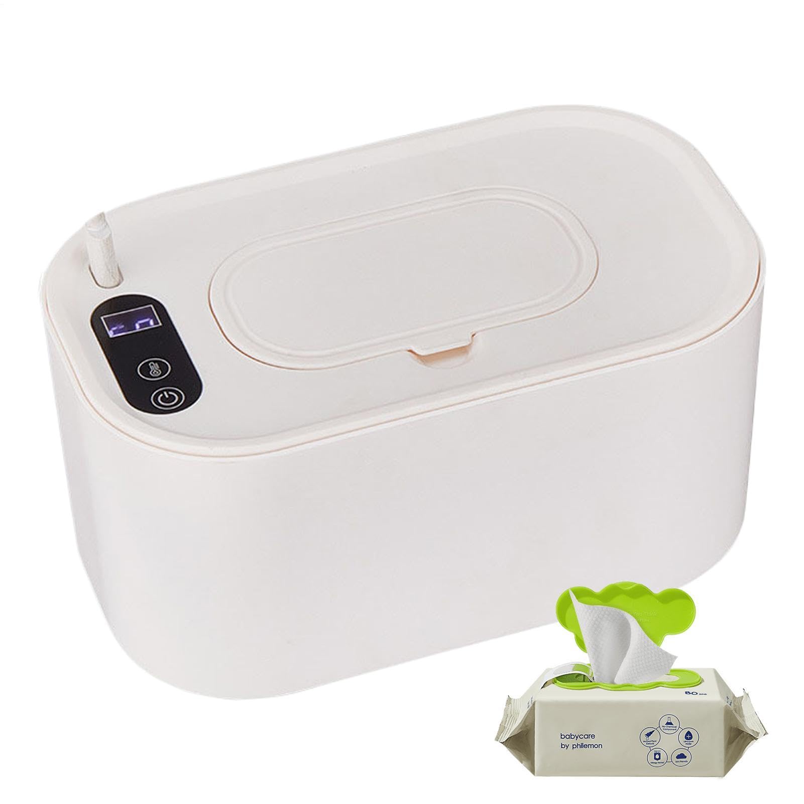 Wipe Warmer and Wet Wipes Dispenser Adjustable Constant Temperature Digital