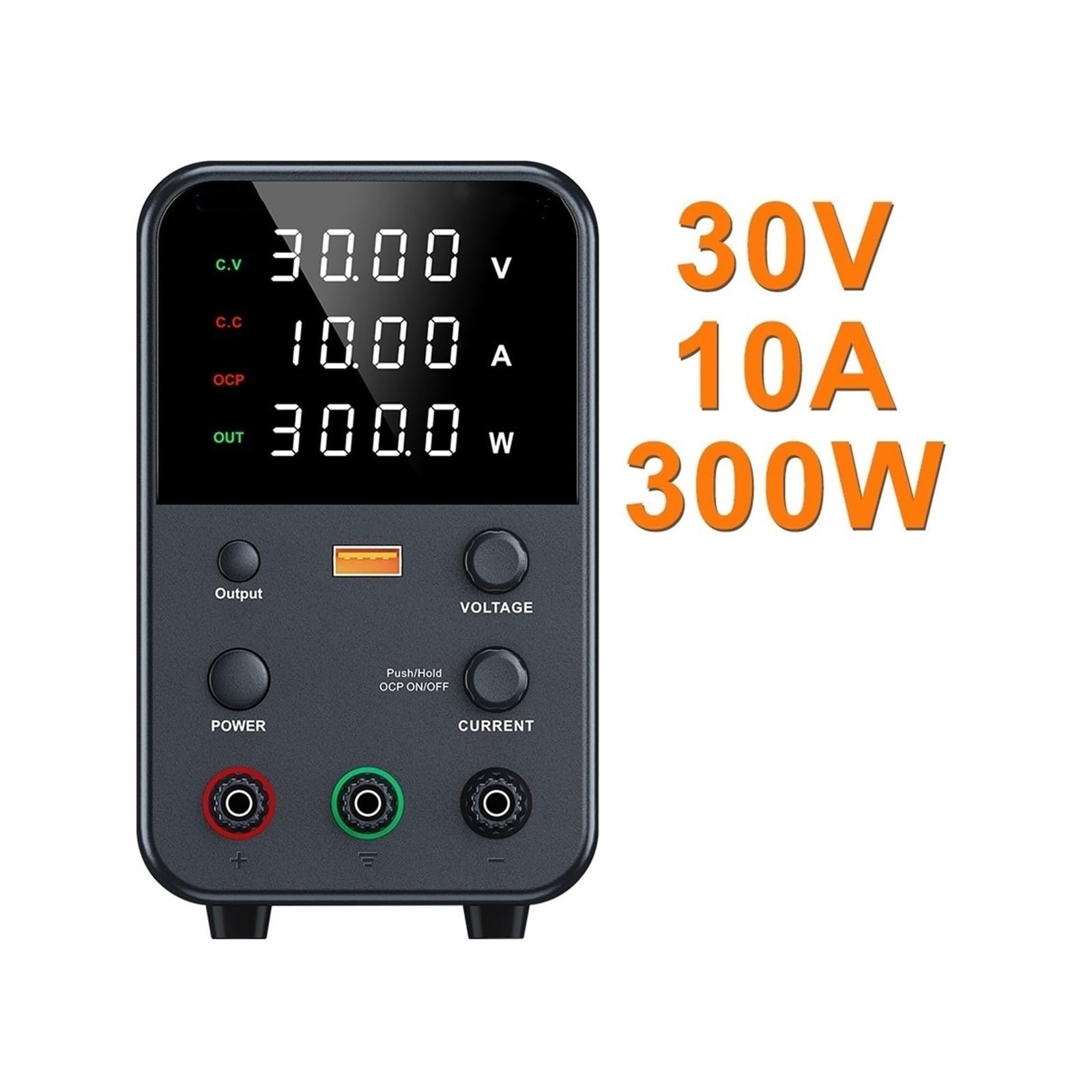 Fuente de alimentación CC 30V 60V 120V Regulador de Voltaje Regulable Corriente de Voltaje preestablecido Voltaje de Entrada Dual 220V/110V(WPS605H 60V 5A)
