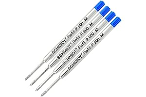 High-Quality Blue Ink Refill for P900 Parker Style Pens (Pack of 4)