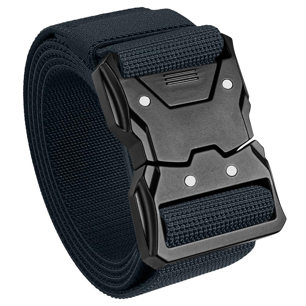 TECEUM Tactical Belt – Heavy-Duty &amp; Quick Release – Military, Work, Rigger, Duty &amp; Utility Belt for Men