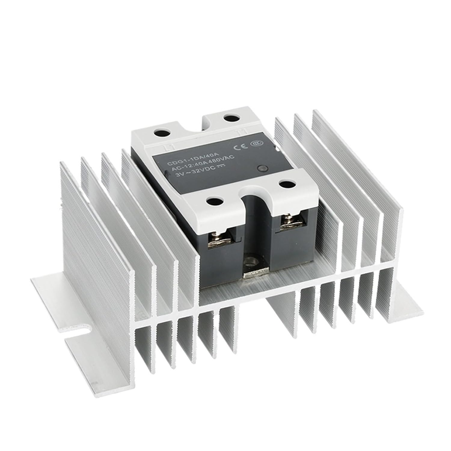 CDG1 DD DA AA Solid State Relay SSR-10A 15A 25A 40A 60A 3-32V to 24-480V AC SSR Single Phase Control AC(100A)