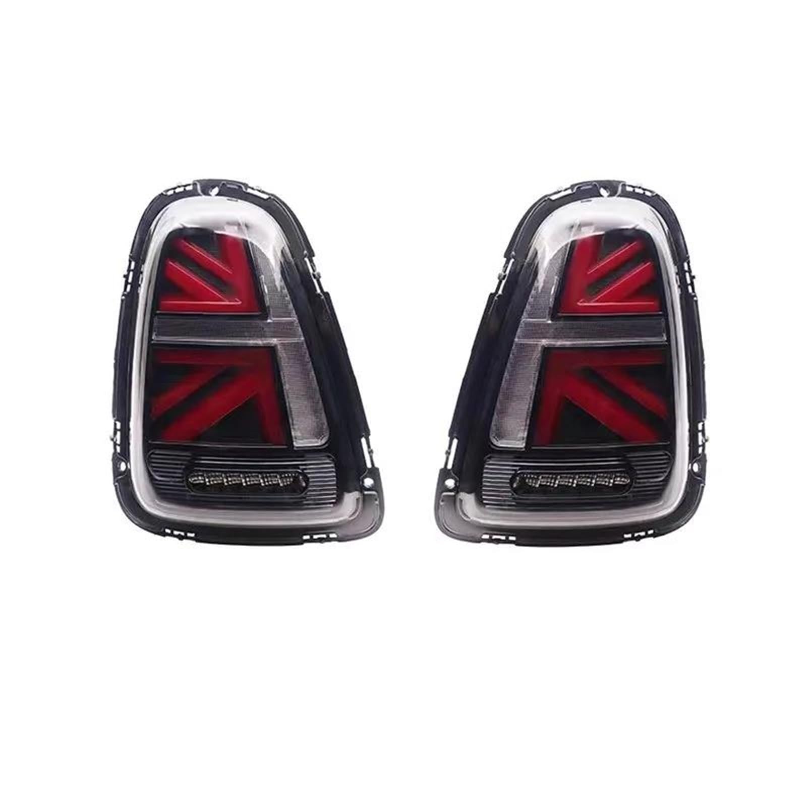Dla BMW Mini Cooper R56 R57 R58 R59 2007-2013 Tylne Światła Do Jazdy Dziennej DRL Światła tylne(Black Red,2011-2013)