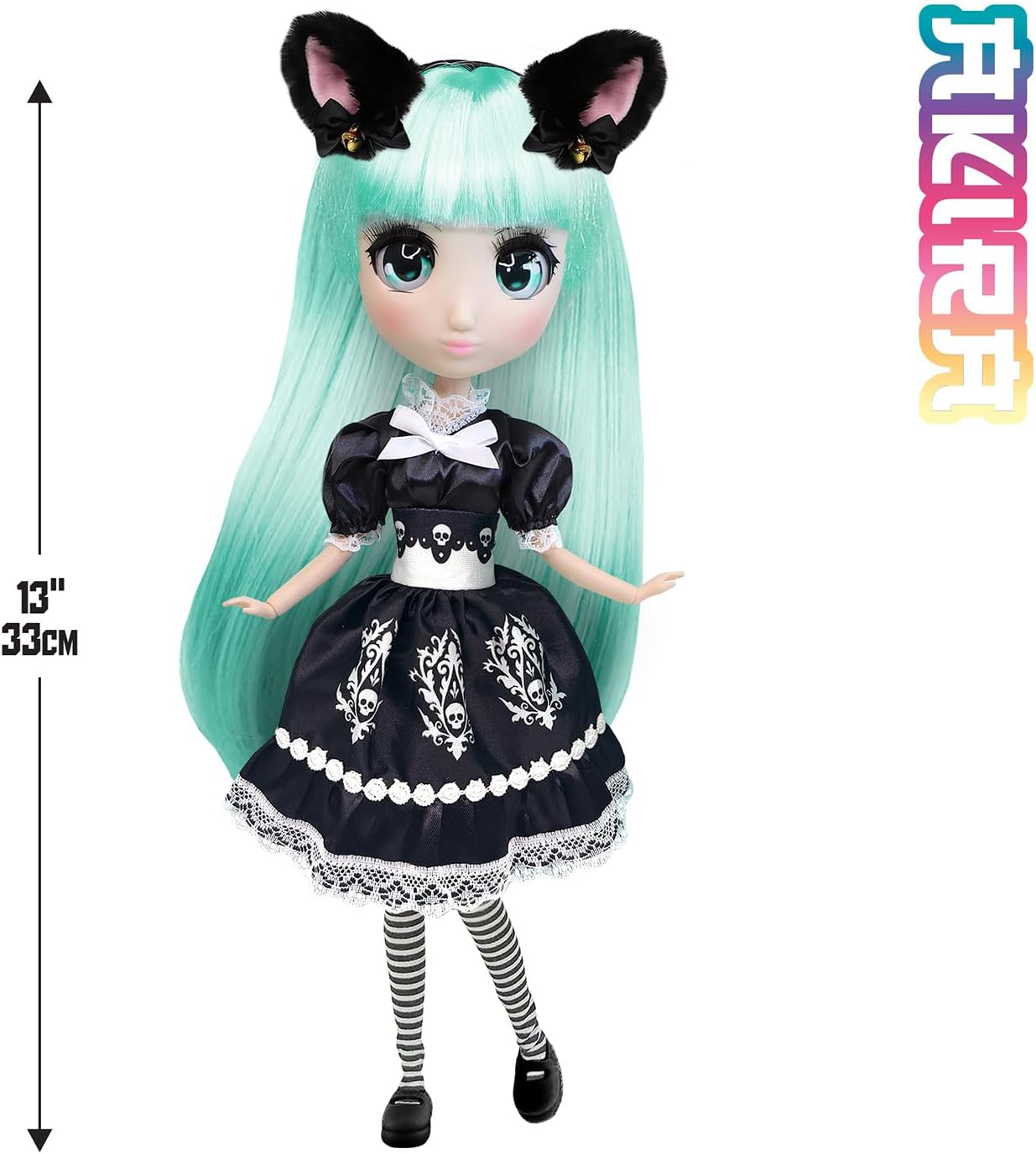 BANDAI Akira Doll 30 cm - Official Licensed Shibajuku Anime - Large Kawaii Style - Collector's Doll Akira Edition with Accessories - Toy for Children from 3 Years - HUS3036