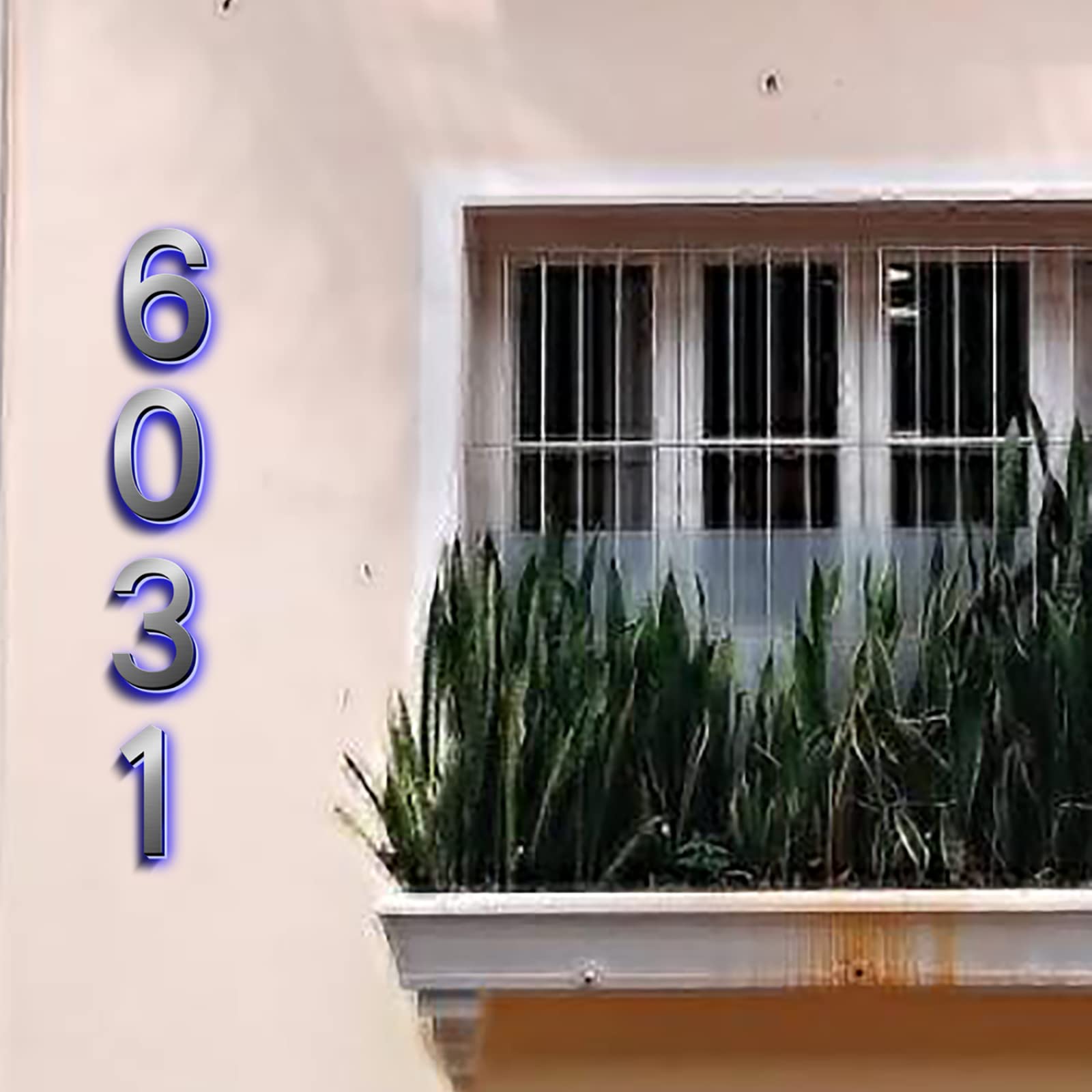 Beleuchtete Hausnummernschilder Mit Lichtern 12 Zoll, Moderne LED-beleuchtete Hausnummernschilder Mit Hintergrundbeleuchtung, Leuchtende Hausadressennummern Für Die Wand