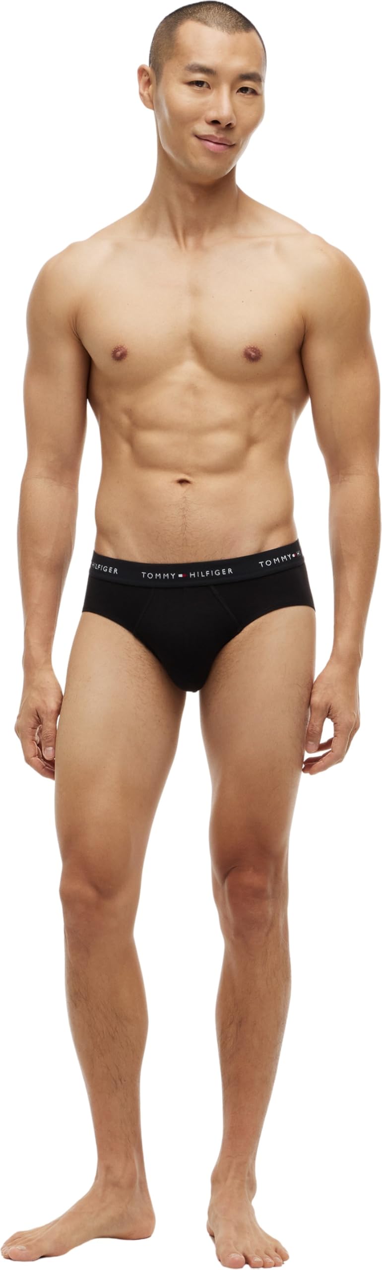 Tommy Hilfiger Majtki męskie, Czerwony (Blk/Blk/Blk), L