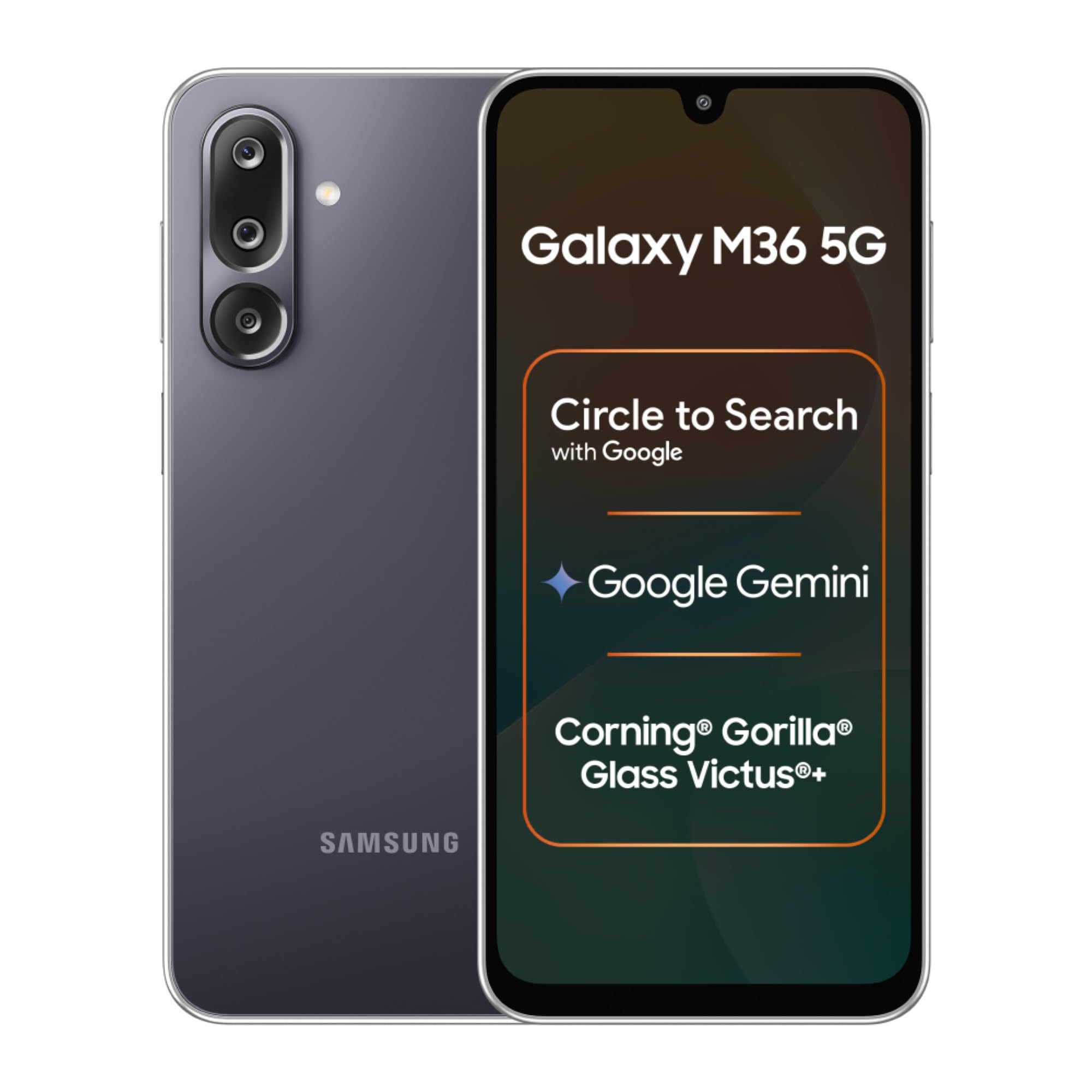 Samsung Galaxy M36 5G Mobile (Velvet Black, 6GB RAM, 128GB Storage) | Google Gemini | Without Charger + Samsung Care Services Damage Protection Plan for 1 Year-image-14