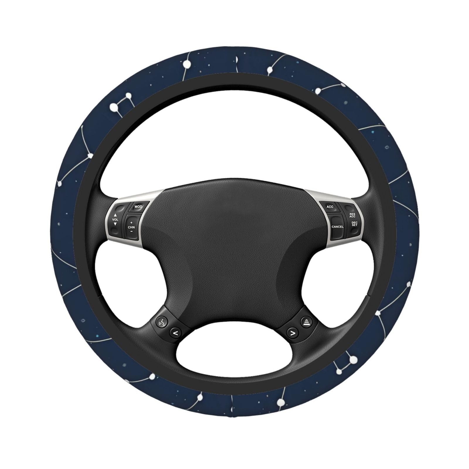 Coprivolante Elasticizzato Fosforescente – Antiscivolo In Neoprene, Universale 37-39 Cm, Traspirante, Accessorio Auto - 4