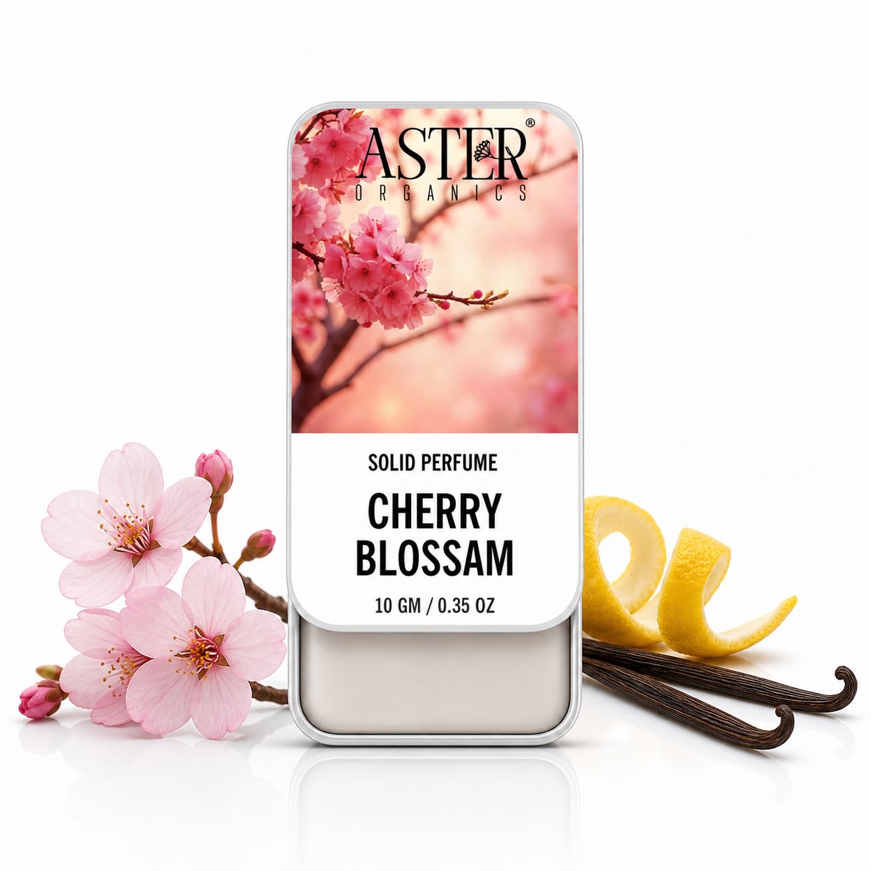 Cherry Blossom Solid Perfume for Women, Long Lasting Alcohol-Free Solid Perfume Balm with Floral Woody Amber Fragrance, Pocket Perfume with Bergamot, Lavender, Vanilla & Sandalwood Notes, 10gm-image-27